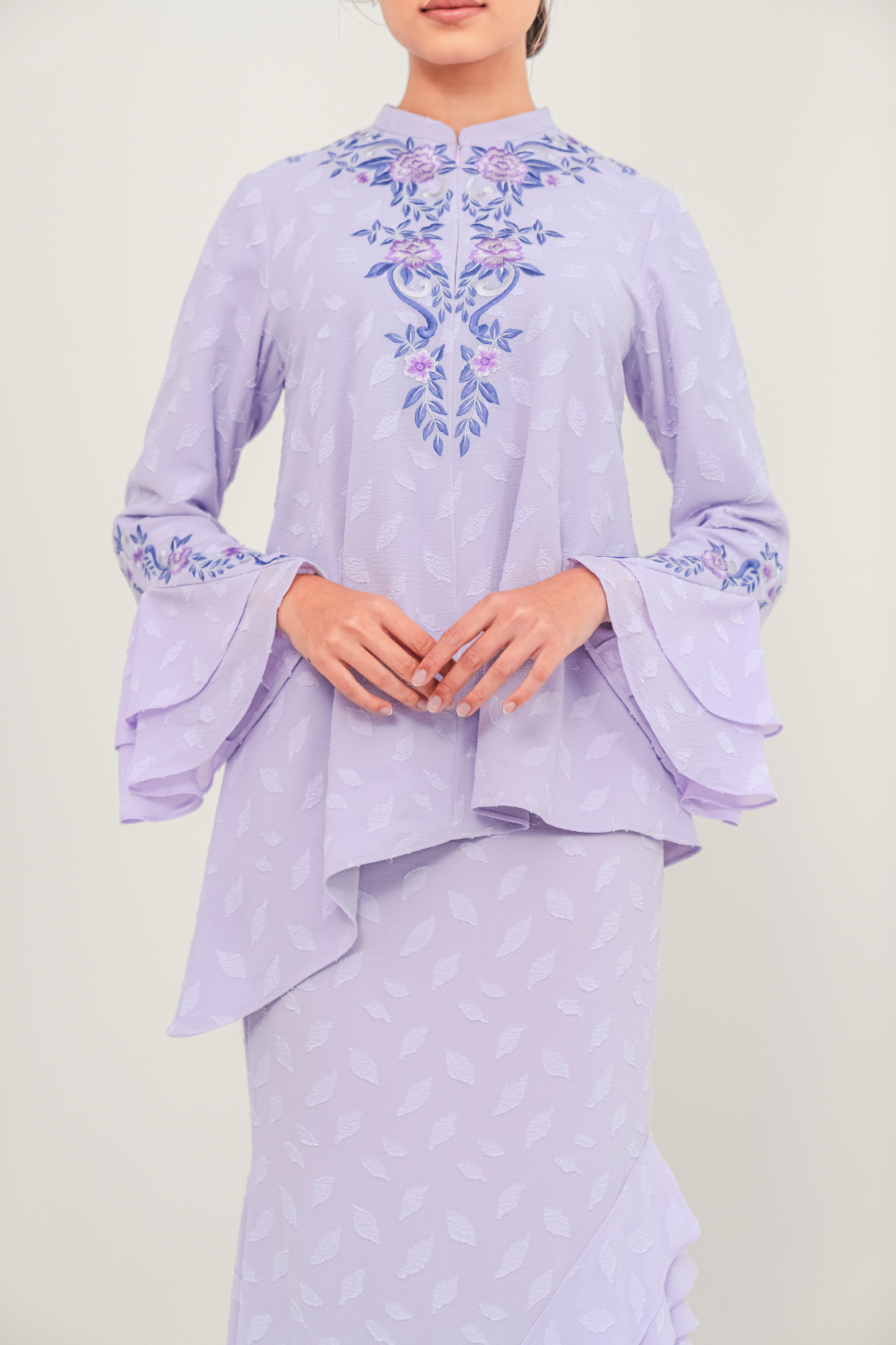 Sentosa Modern Kurung Summeraya in Lilac