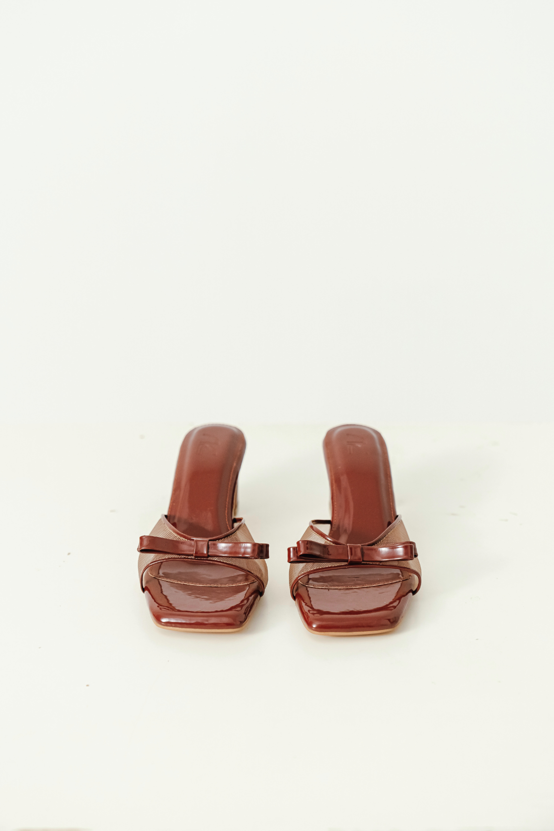 Clara Block Heels in Rich Brown