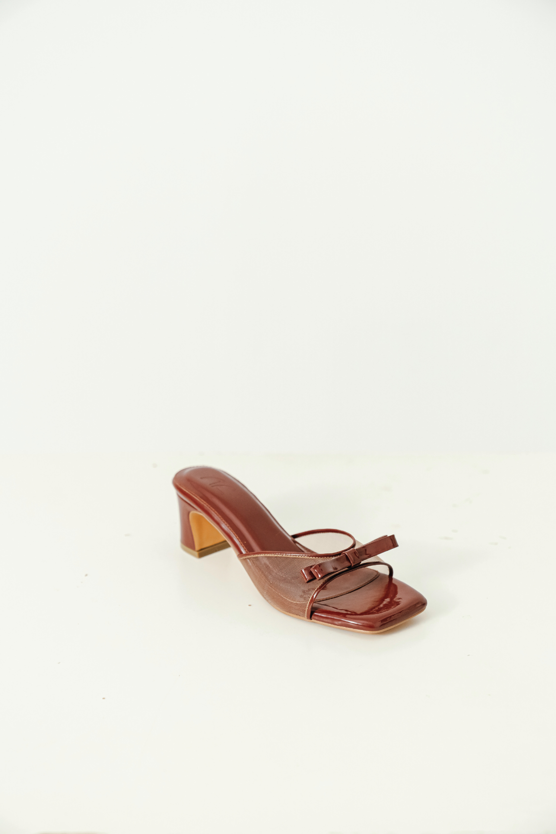 Clara Block Heels in Rich Brown