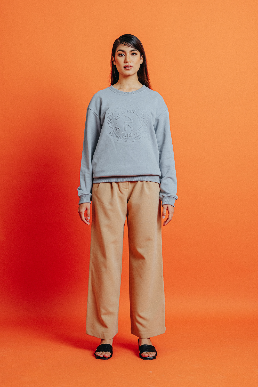 Cleo Sweatshirt in Light Blue