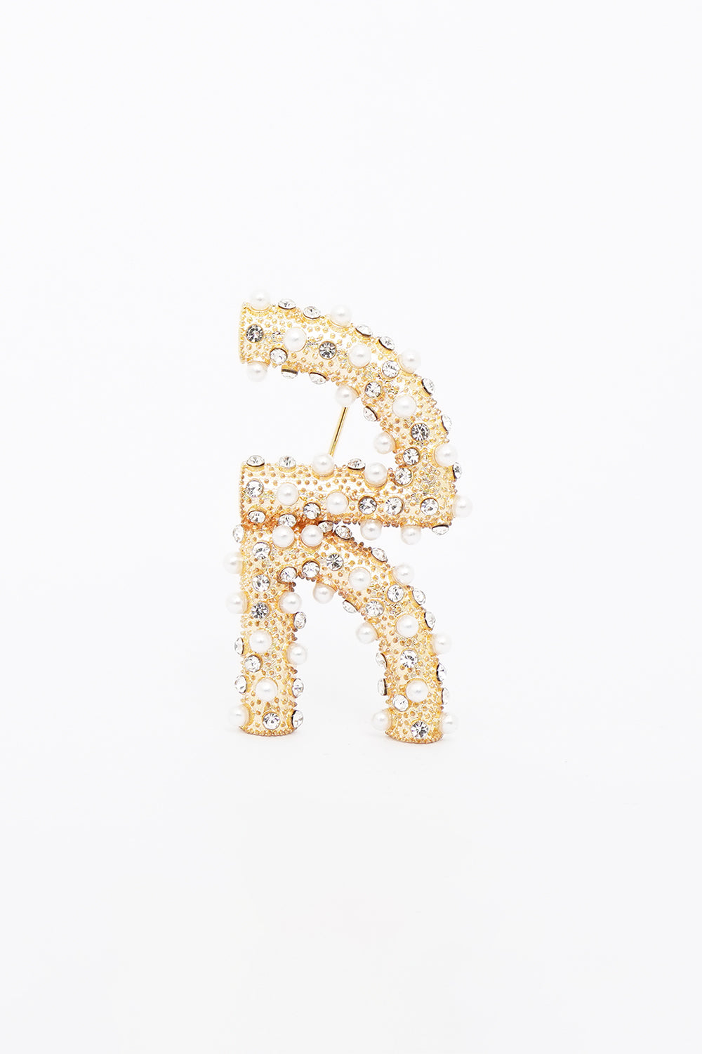 Pearls Signature Brooch in Gold