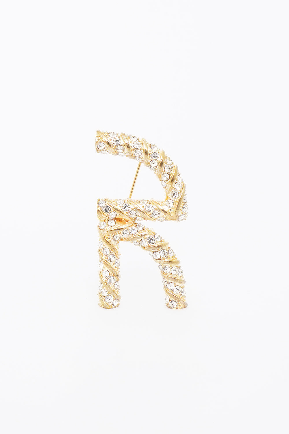 Stones Signature Brooch in Gold